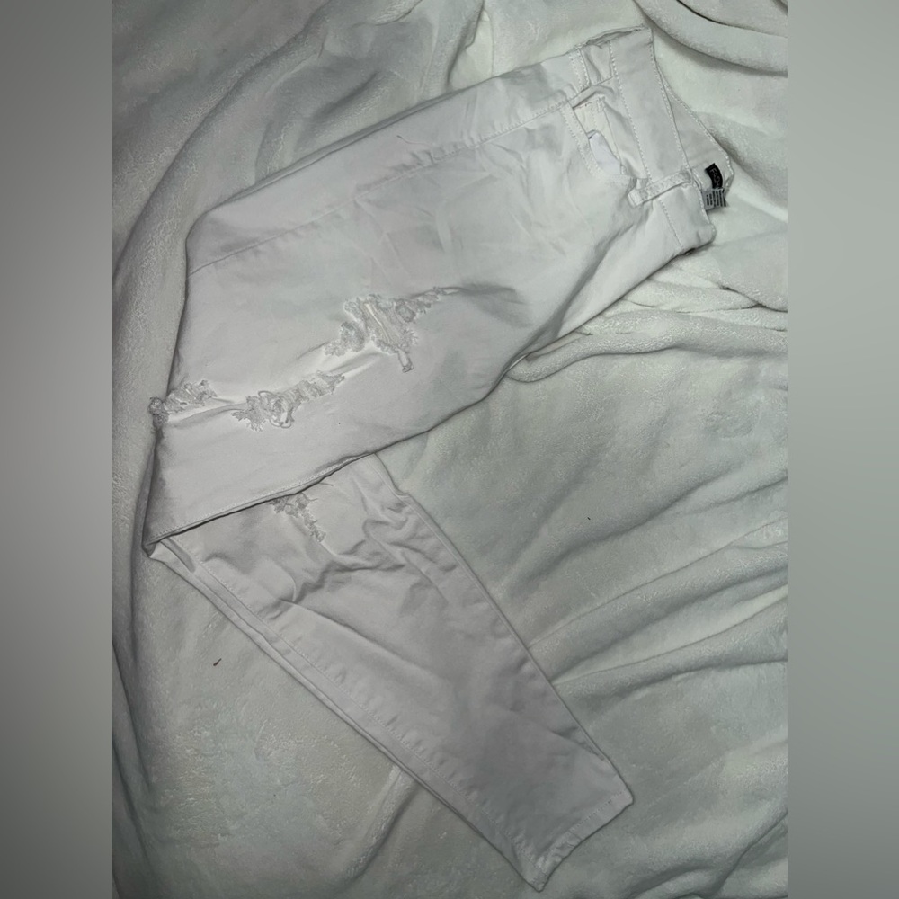 Fashion nova white high waisted Jegging jeans